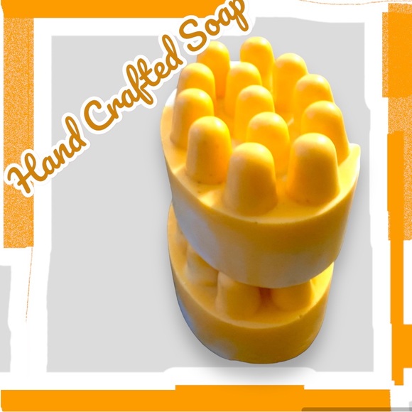 Hand Crafted Soap - Massage Bar Oatmeal Honey & Milk hint of Vanilla - Picture 2 of 15